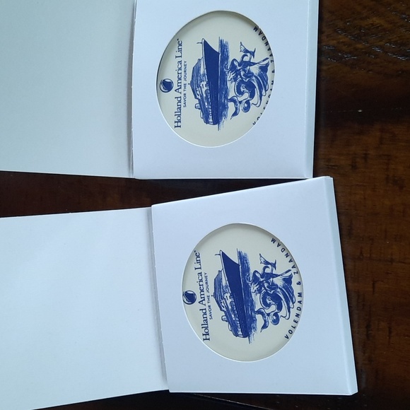 NWT.  Holland America Line Coasters - Picture 8 of 8